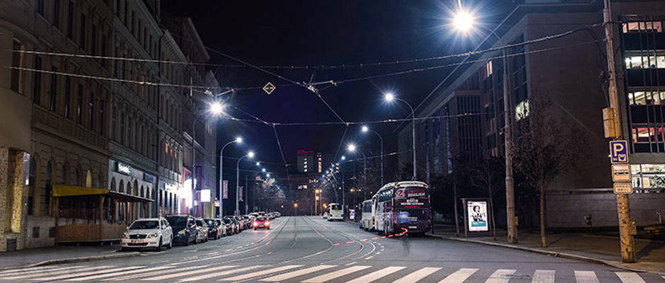 LED svítidla GE Spinella svítí v Brně | Došlo k významné úspoře při zvýšení kvality osvětlení